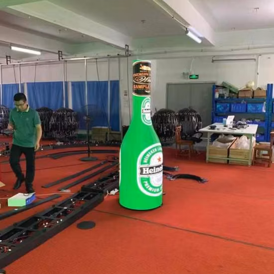 Aufblasbares Weinflaschenmodell für die Werbung
